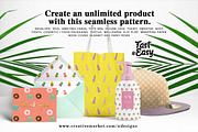 Ice Cream Donut Tileable Pattern, a Pattern Graphic by NDesigns (Thumbnail 4 of 4)