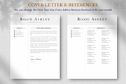 Modern Resume Template - Rosie, a Resume Template by AntDesignStudio (Thumbnail 4 of 9)