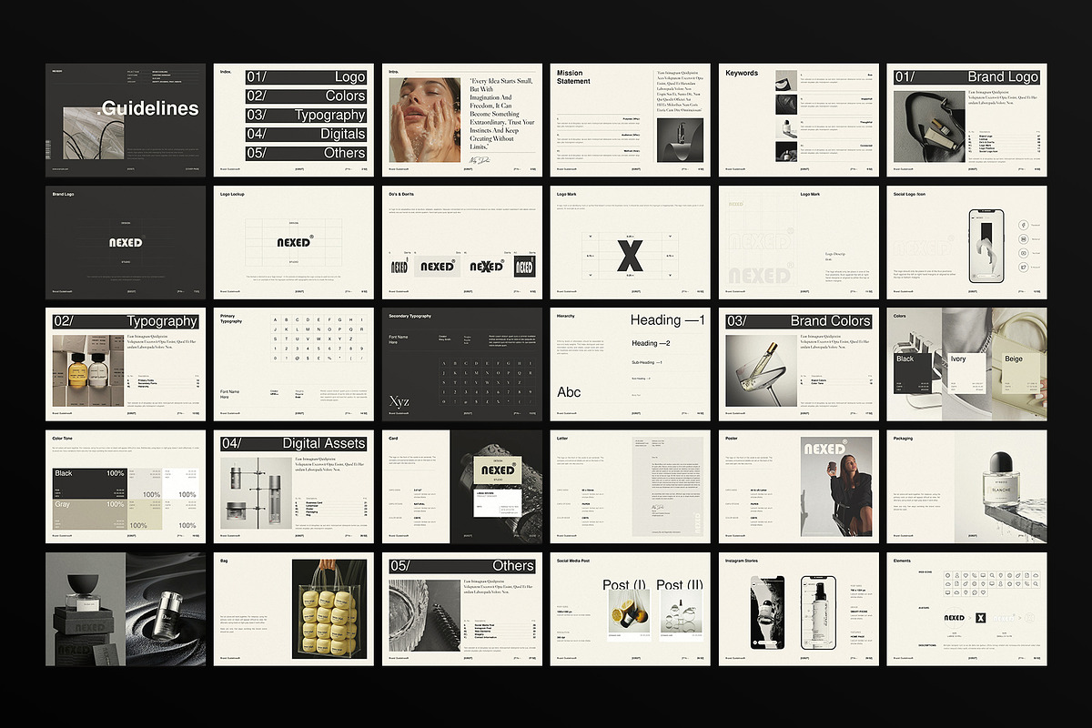 Brand Guidelines Design Template, a Brochure Template by Studio Monova (Photo 18 of 19)