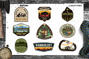 Vintage Camp Badge Logo Mega Kit, a Branding & Logo Template by JeksonGraphics (Thumbnail 22 of 37)
