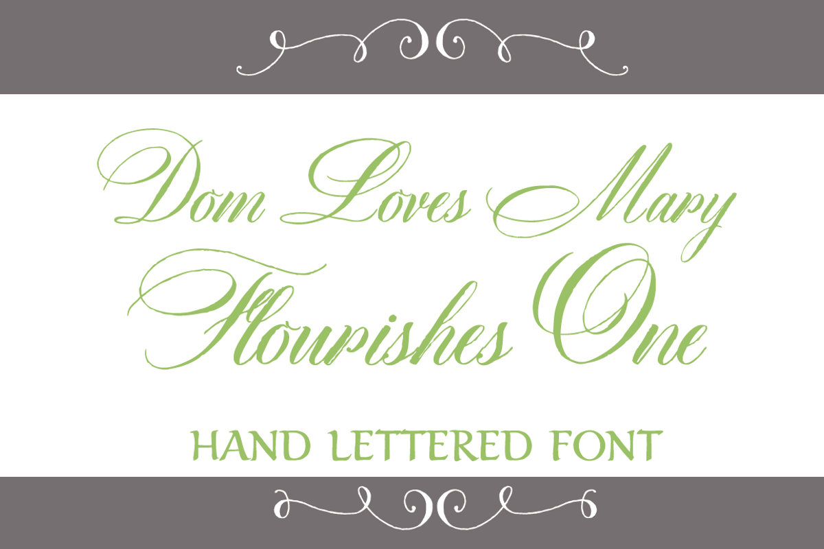 Sale-Dom Loves Mary Flourishes One