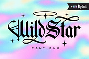 Wild Star Font Duo (New Update!), a Blackletter Font by Sam Parrett (Thumbnail 1 of 11)