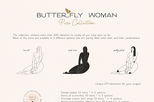 BUTTERFLY WOMAN - Pure Collection