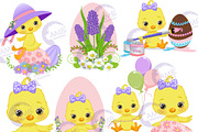 Easter chicks triple pack AMB-2722, an Illustration by AMBillustrations (Thumbnail 2 of 7)