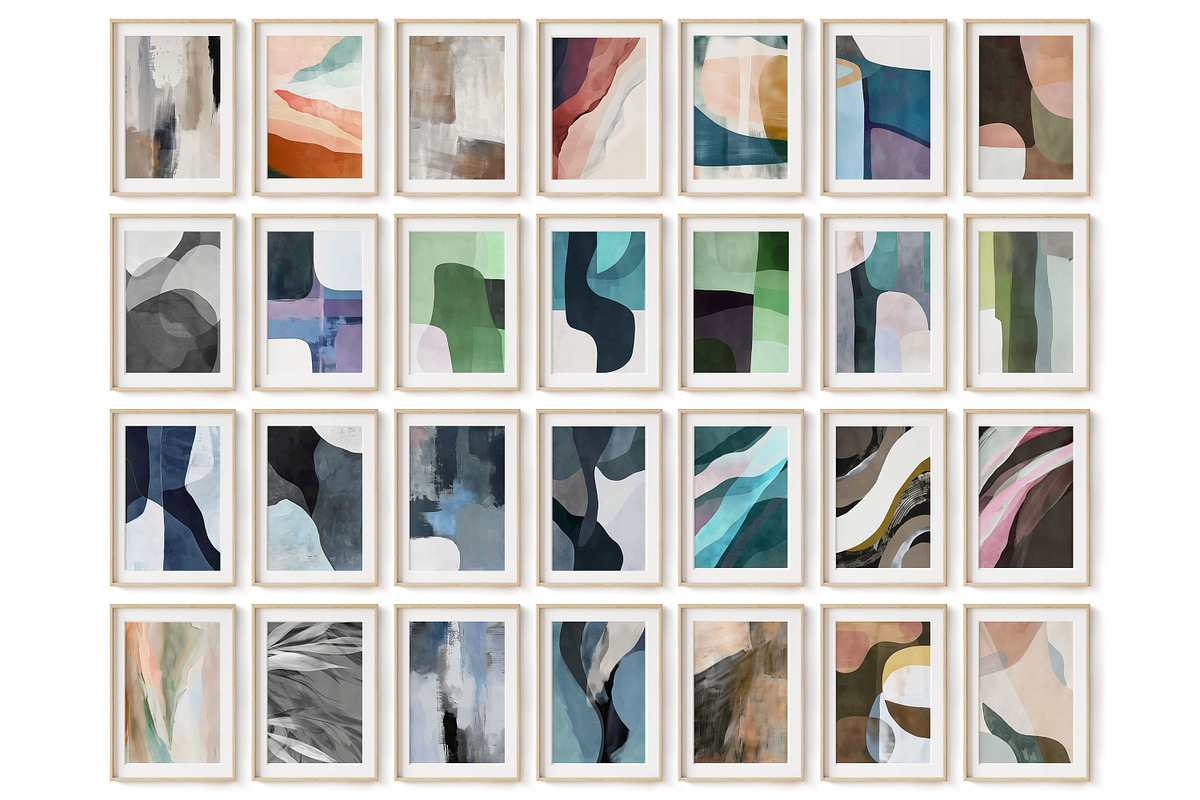 60 geometric illustrations, a Decorative Illustration by DamonYang's shop (Photo 8 of 8)