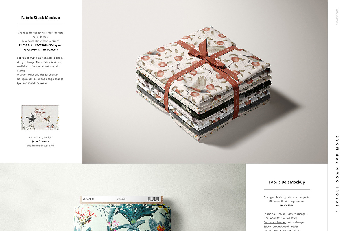Fabric Factory v.6 Mockup Bundle, a Merchandise Mockup by creatsy5 (Photo 4 of 13)