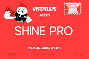 Shine Pro - 4 Text Sans-Serif Fonts