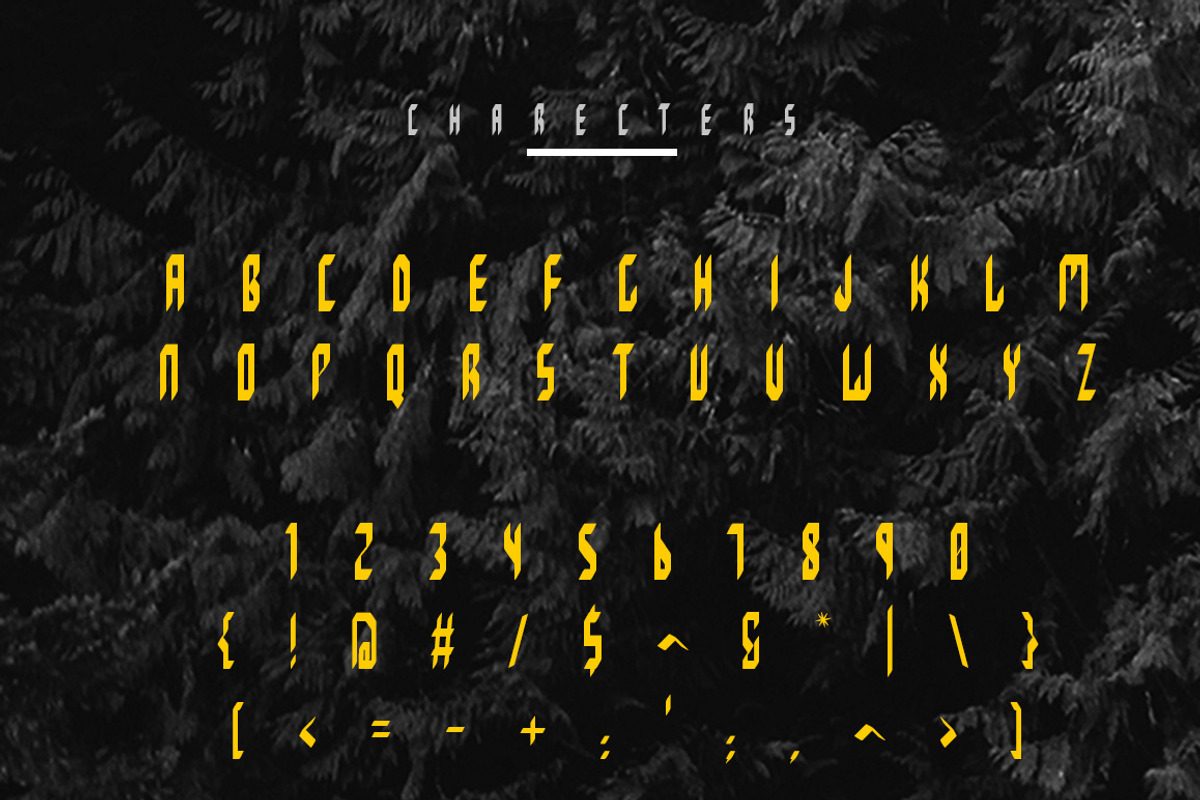 DUBAI Typeface preview 3