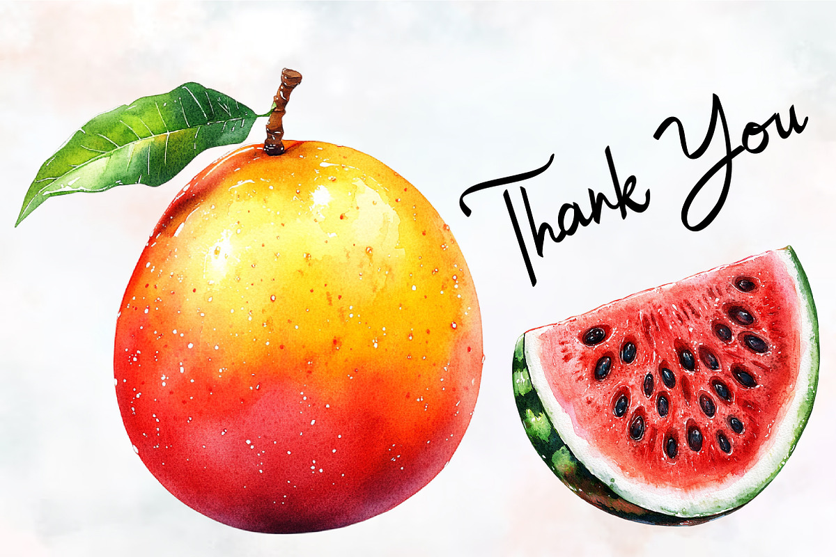 Summer Vintage fruits Sublimation Cl, an Illustration by RobertsArt (Photo 5 of 7)