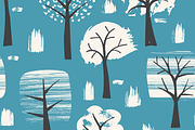 Vector Set of Winter Trees, a Pattern Graphic by alexmakarova (Thumbnail 3 of 4)