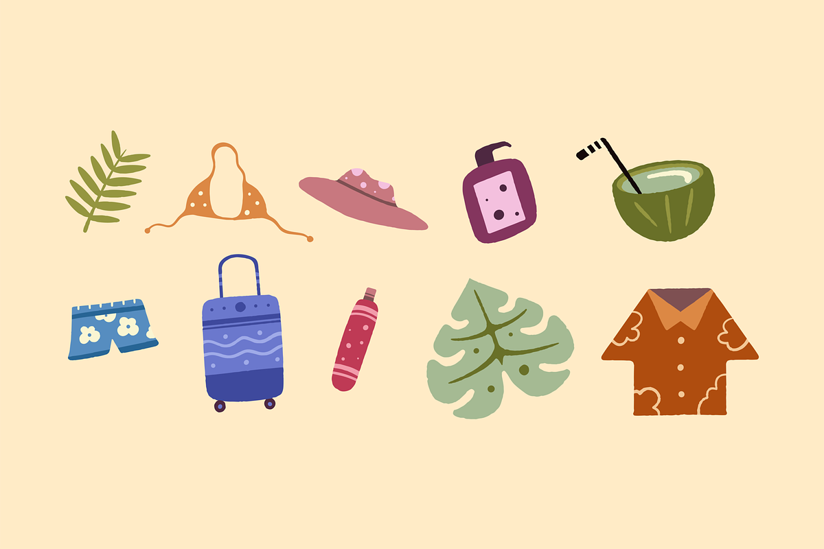 Summer Vibes Illustration, an Object Illustration by HunEyy (Photo 3 of 7)