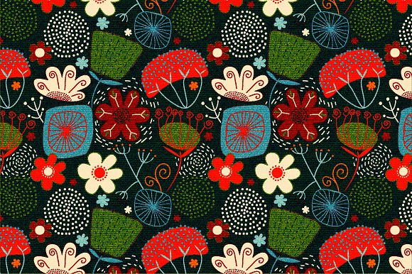 Floral Seamless Pattern