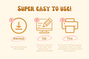Retro Event Flyer Templates, a Flyer Template by HellYeahDesigns (Thumbnail 3 of 5)