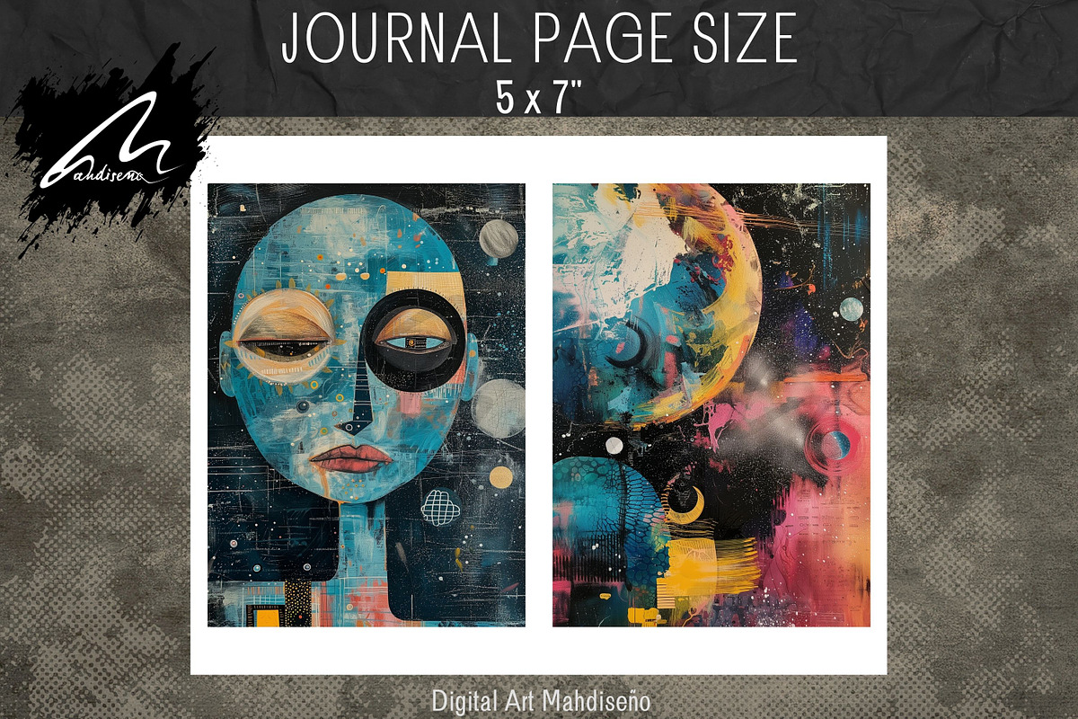Astronomical Papers, Collage, a Person Illustration by Digital Art Mahdiseño (Photo 6 of 9)