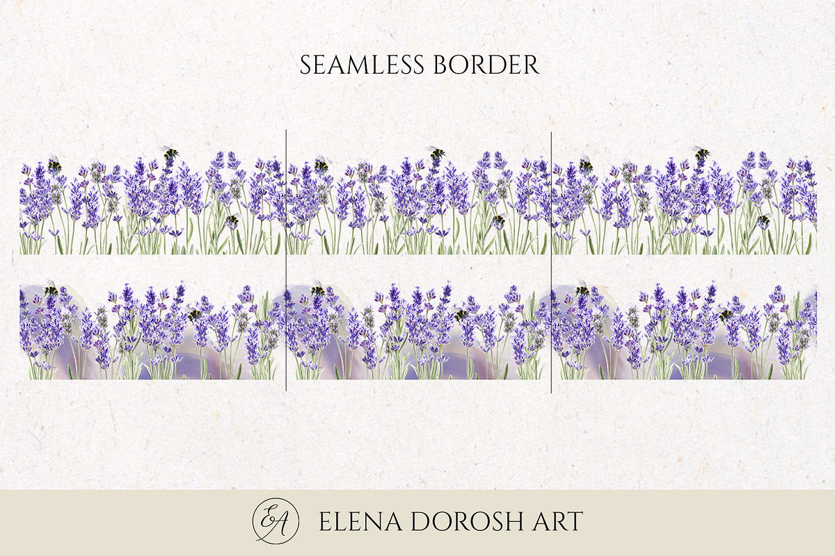 Lavender story | Watercolor set, a Texture Illustration by Elena Dorosh (Photo 11 of 12)