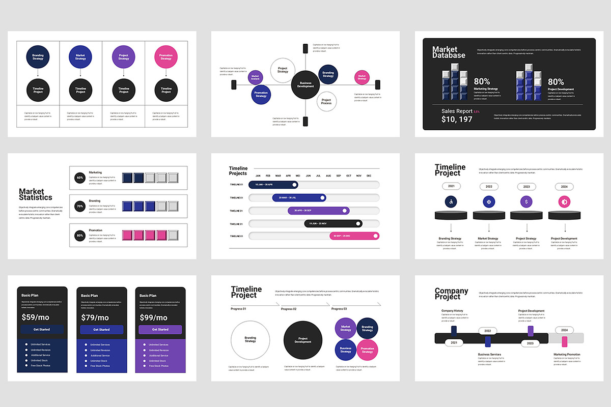 Kova: Infographic Powerpoint, a Presentation Template by Punkl Camp (Photo 6 of 9)
