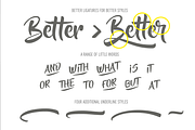 Beyond The Mountains, a Handwritten Font by StereoType (Thumbnail 4 of 4)