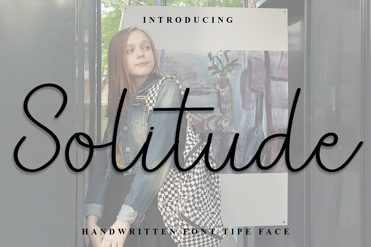 Solitude, a Handwritten Font by InermediaSTUDIO (Photo 1 of 8)