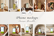50 Aesthetic iPhone Canva Mockups, an iPhone Mockup by Matisse Studio (Thumbnail 1 of 10)