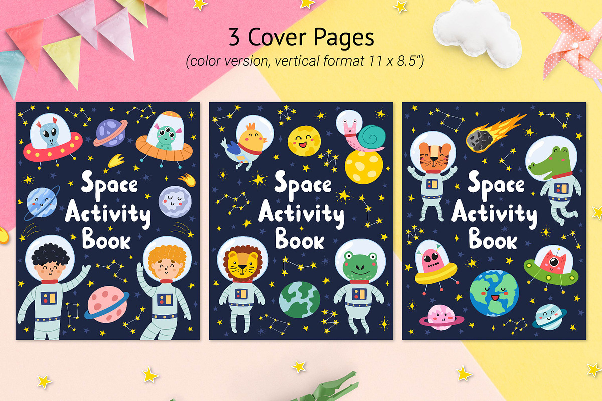 Space Activity Pages Collection, an Animal Illustration by Gulnara Sabirova (Photo 40 of 51)