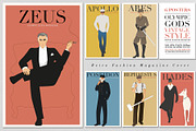 Olympus Gods. Retro Fashion Posters, an Illustration by La Inspiratriz (Thumbnail 1 of 7)
