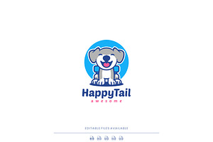 Cheerful Dog Mascot Logo Design, a Branding & Logo Template by Artnivora.Std