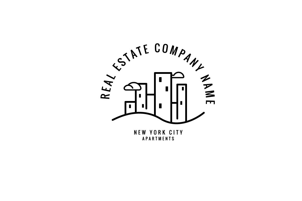 Real Estate Logo Template, a Branding & Logo Template by GDL