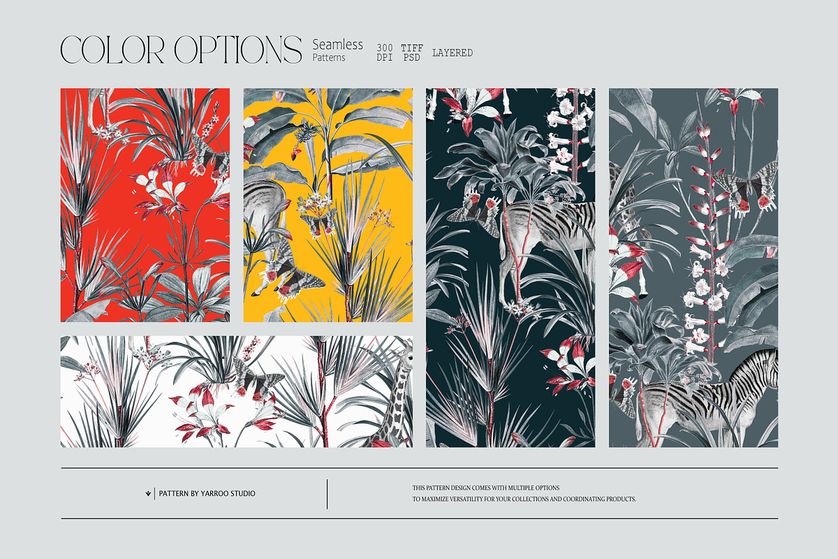 SAFARI BOTANICA — Luxury Prints, a Pattern Graphic by YARROO (Photo 3 of 10)