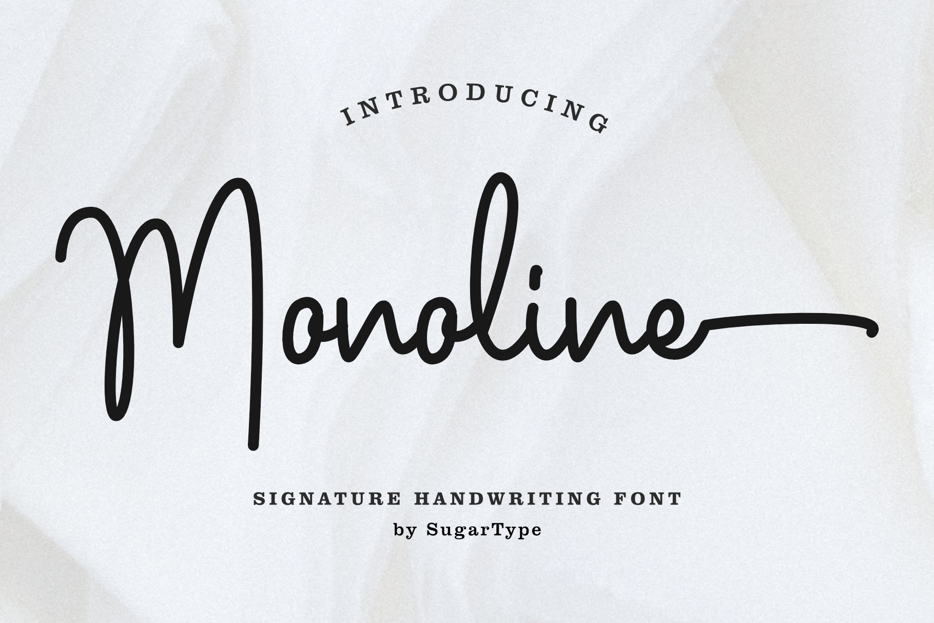 Monoline | Signature Handwriting font