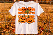 Striped Pumpkin Cherries Png,Vintage, a Seasonal Illustration by Libby Wishes (Thumbnail 2 of 3)