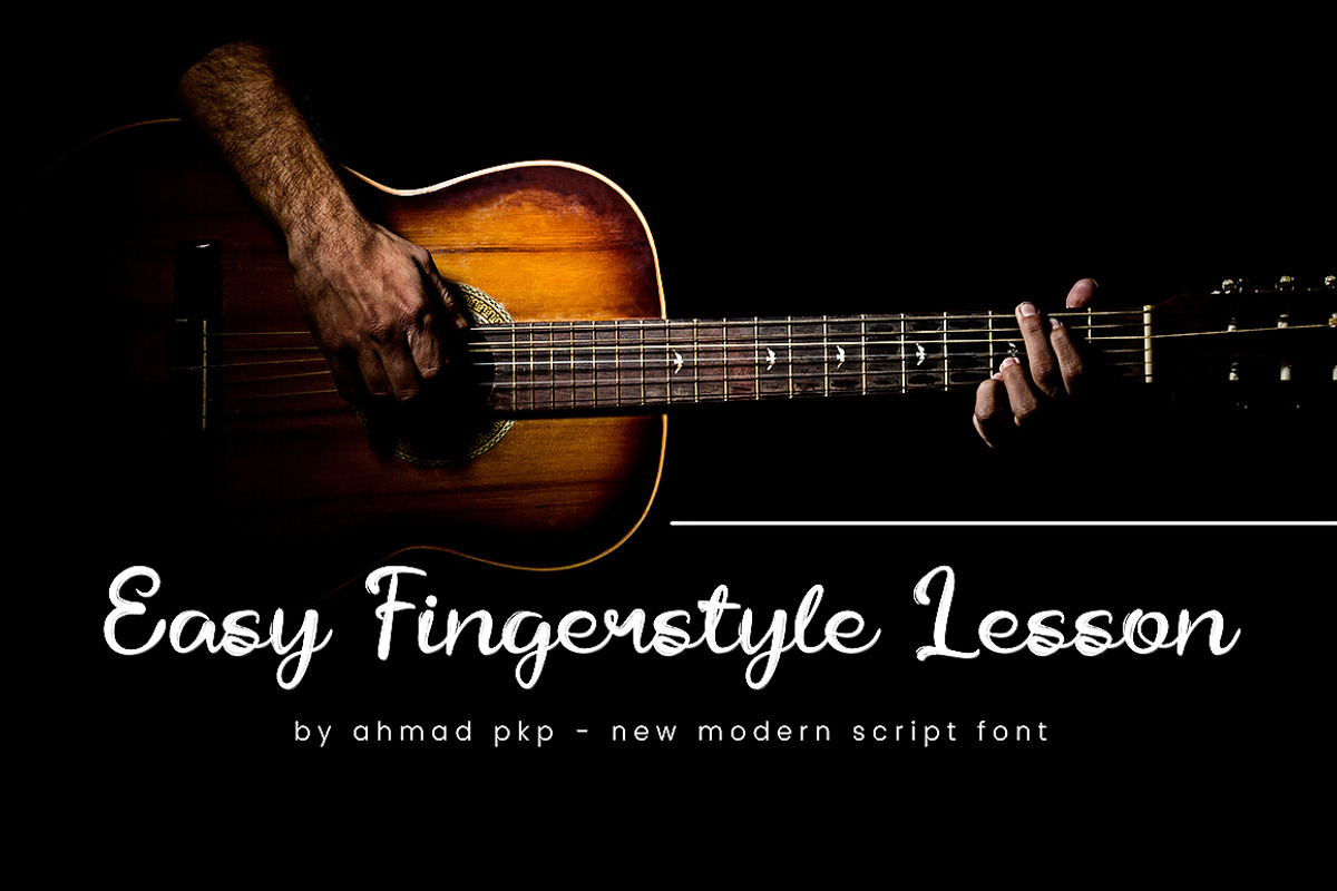 Nayra Font - Modern Script, a Script Font by Ahmad Pkp Studio (Photo 5 of 7)