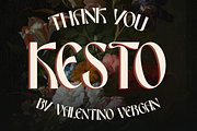 Kesto - Variable Nouveau Font Family, a Sans Serif Font by Valentino Vergan (Thumbnail 10 of 10)