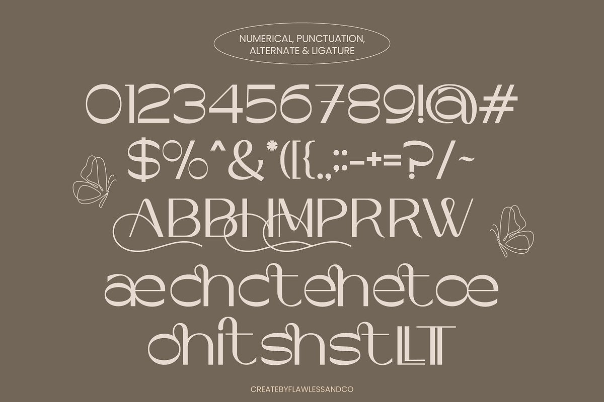 Amoura - Beauty Sans Serif Font, a Sans Serif Font by Flawless And Co (Photo 9 of 10)