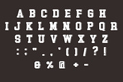 SPORT COLLEGE, a Slab Serif Font by Fourteen Letter (Thumbnail 7 of 8)