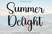 Summer Delight, a Handwritten Font by FreshTypeINK (Thumbnail 1 of 8)