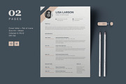 Resume Lisa, a Resume Template by Astut (Thumbnail 1 of 6)