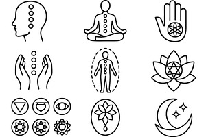 Vector illustration of chakra, an Object Illustration by ZinetroN