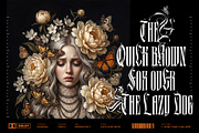 Black Letterfly Typeface, a Blackletter Font by alit design (Thumbnail 10 of 20)
