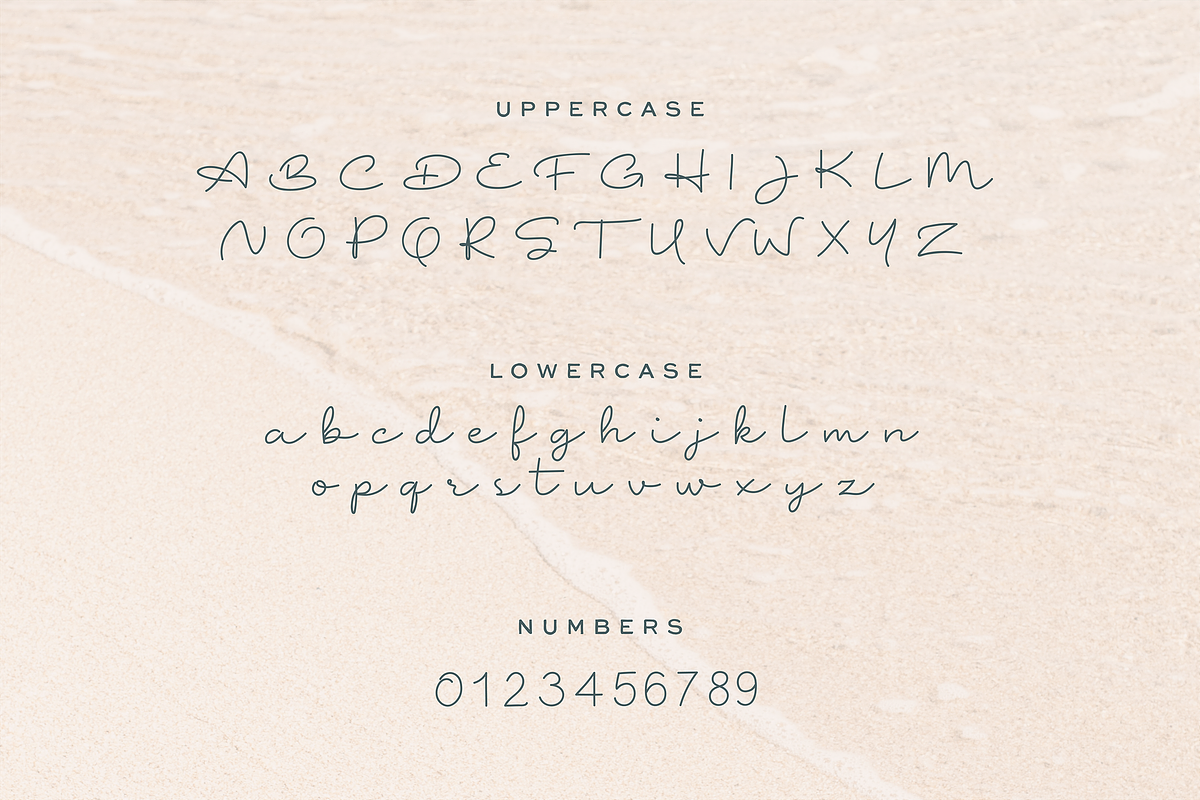 Beach Lovers Paradise Font Trio, a Handwritten Font by Vanem Studio (Photo 6 of 12)