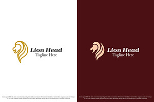 Lion Head Animal Elegant Logo Design, a Branding & Logo Template by Morvana Crew