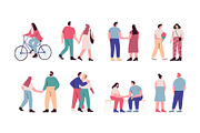 Vector Crowd People bundle, a Person Illustration by Vector_Art (Thumbnail 4 of 11)