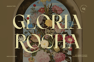 Gloria Rocha Glamorous Serif Font