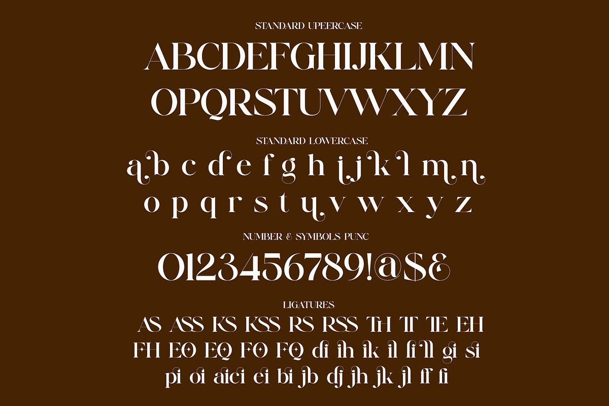 Belinda Modern Ligature Serif, a Serif Font by Alfinart (Photo 10 of 11)