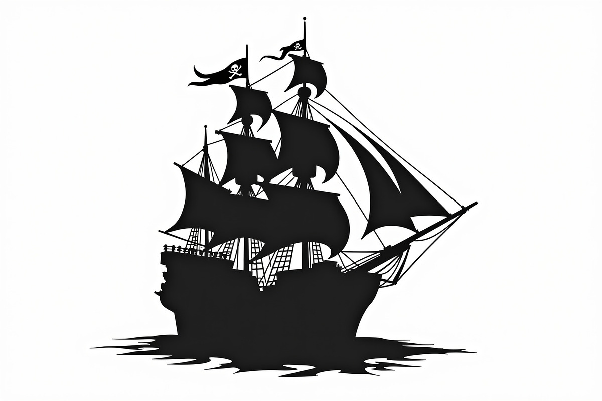 Vintage Sailing Ship Vector Pack, an Illustration by Creativeshirt (Photo 9 of 9)