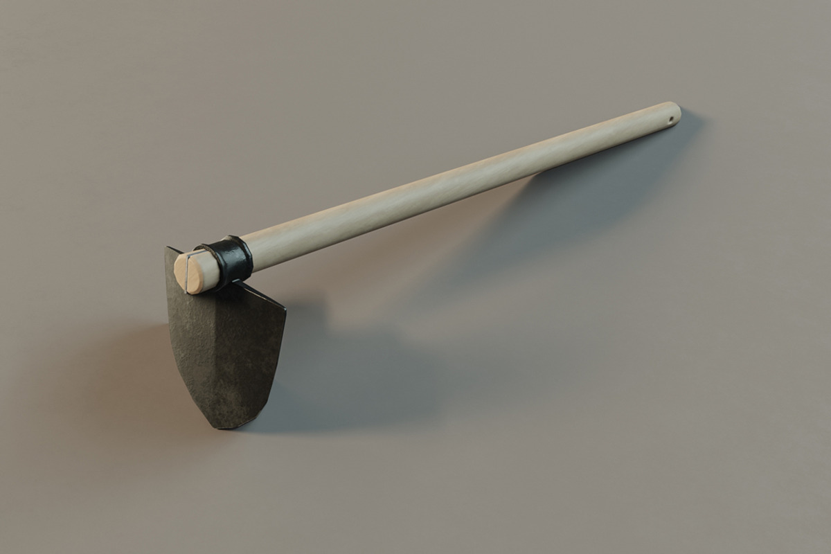 Hoe new, an Object 3D Model by mockupzz (Photo 3 of 7)