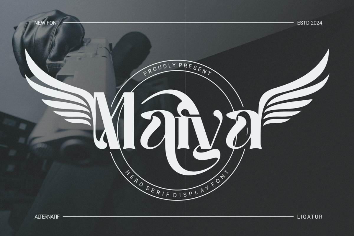 Mafya, a Serif Font by Kenrichi (Photo 1 of 6)