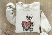 Skeleton Hugging a Heart PNG, Funny, an Illustration by SharpMarketplace (Thumbnail 8 of 9)