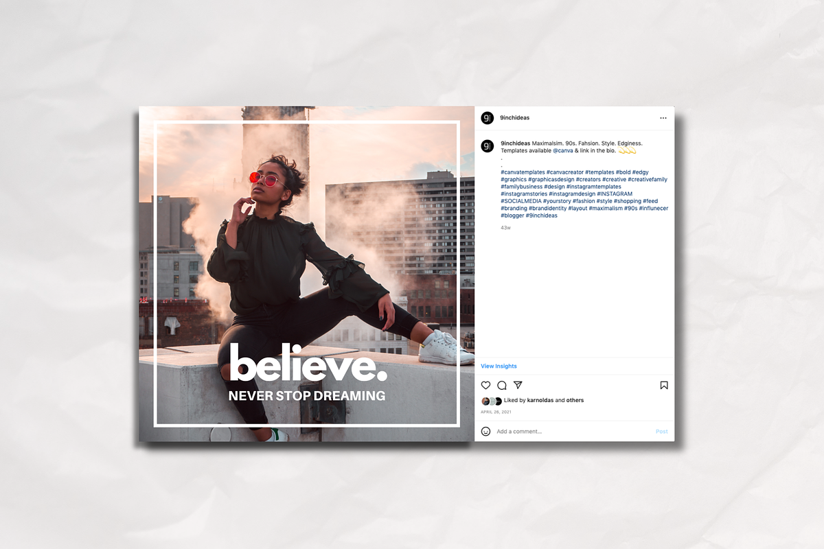 Urban Canva Social Media Templates, a Social Media Template by 9inchideas (Photo 8 of 8)