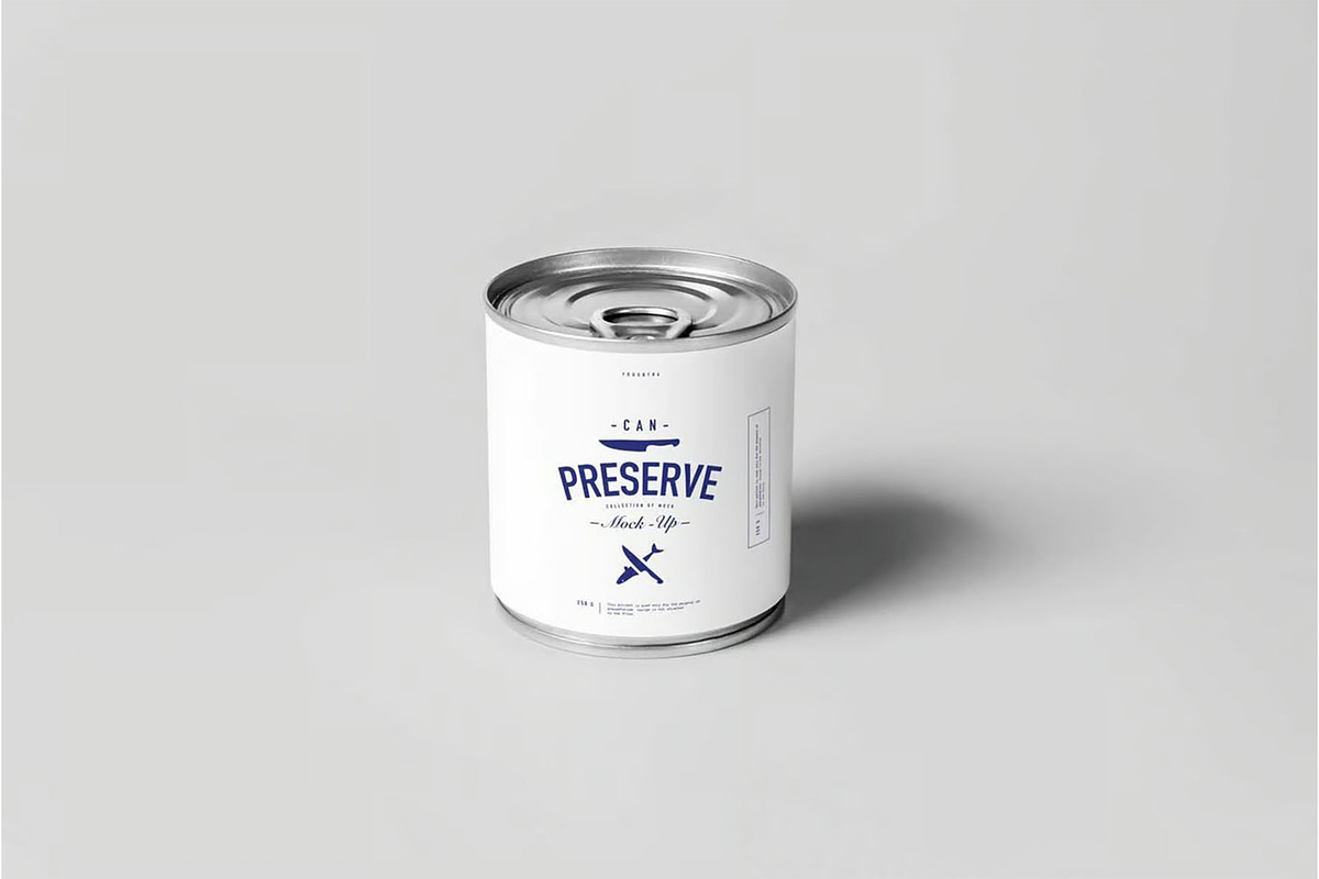 Can Preserve Mock-up, a Packaging Mockup by zippypixelstudio (Photo 4 of 8)