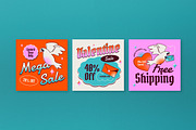 Pink Quirky Valentine Sale Banner, an UI Kit Template by graphicook (Thumbnail 4 of 4)